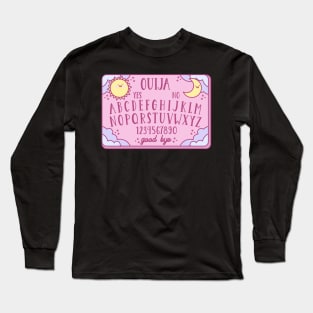 Kawaii Ouija Board Witchy Pastel Halloween Gift Long Sleeve T-Shirt